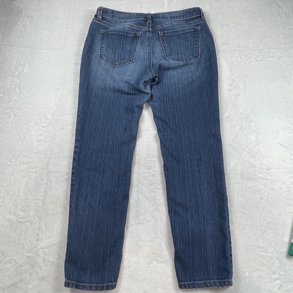 Ann Taylor Loft Modern Skinny Jeans Womens 8P Medium Wash Blue Stretch Petite - Picture 10 of 11